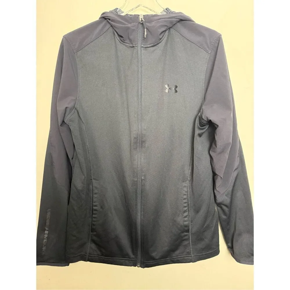 Under Armour ColdGear Infrared Grid Full Zip Hoodie Mens Hooded Jacket 1281321 B